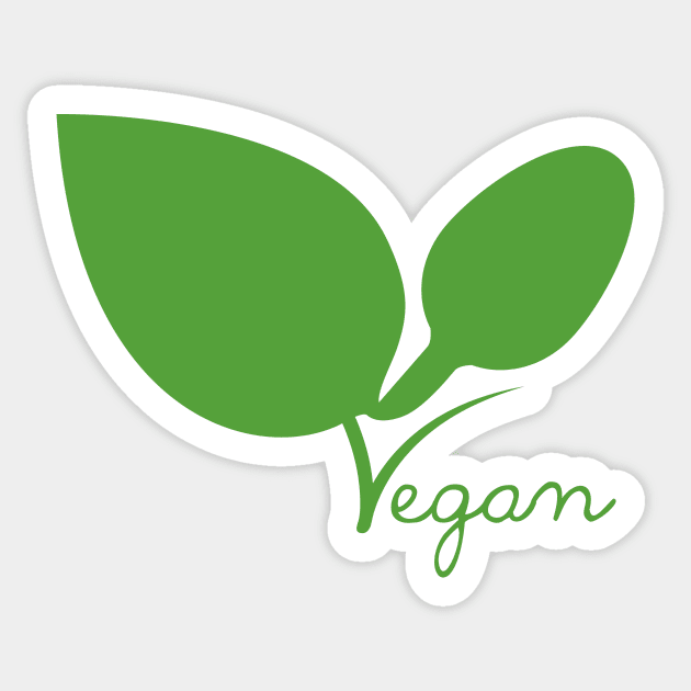 Vegan Sticker by Sloth Station